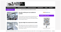 Desktop Screenshot of decoraciondemicasa.com